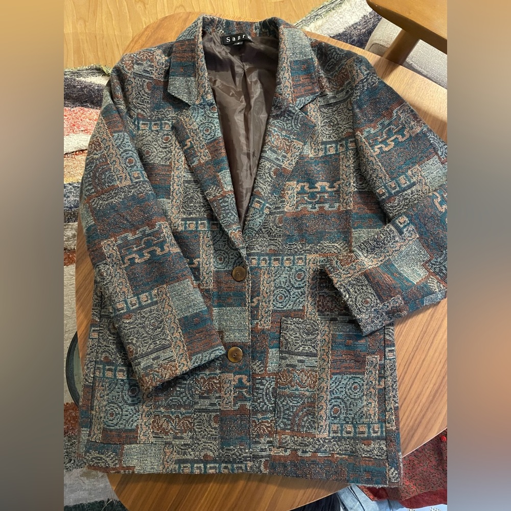 Patterned Sanro Blazer - Picture 2 of 2